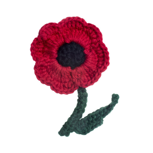 Home Grown Poppy Brooch – Fair Trade