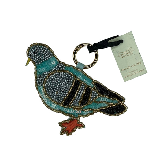 St Paul's Cathedral Beaded Pigeon Bag Charm