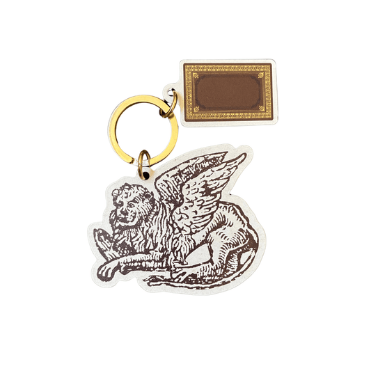 A Dangerous Calling Winged Lion Charm Keyfob | William Tyndale Exhibition Exclusive