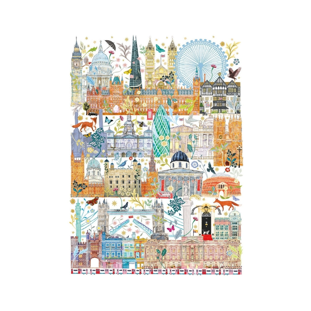 London Cityscape Greetings Card