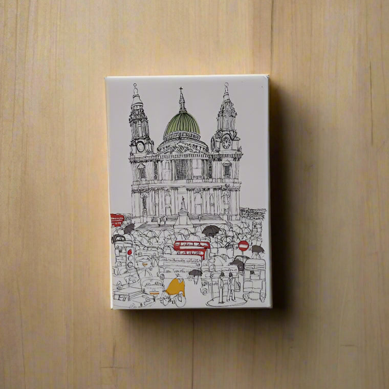 London Waiting Fridge Magnet