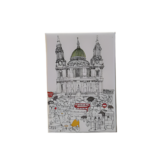 London Waiting Fridge Magnet