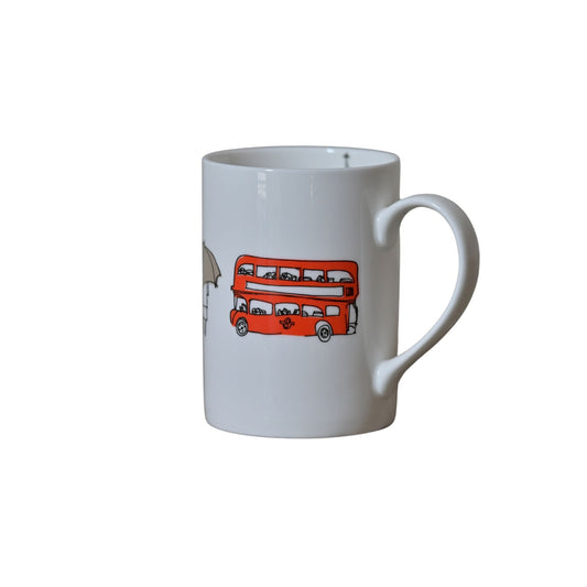 London Waiting Fine Bone China Mug
