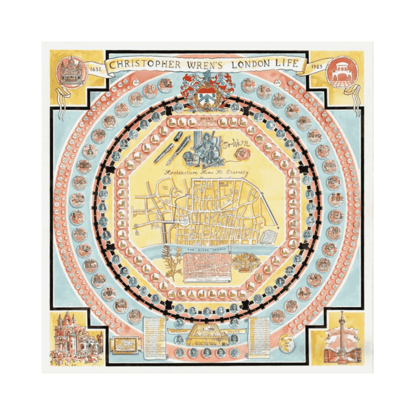 Christopher Wren’s London Life - Limited Edition 300 Piece Wooden Puzzle