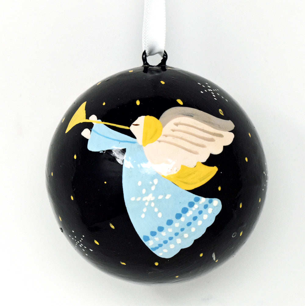 Angel and Trumpet Bauble