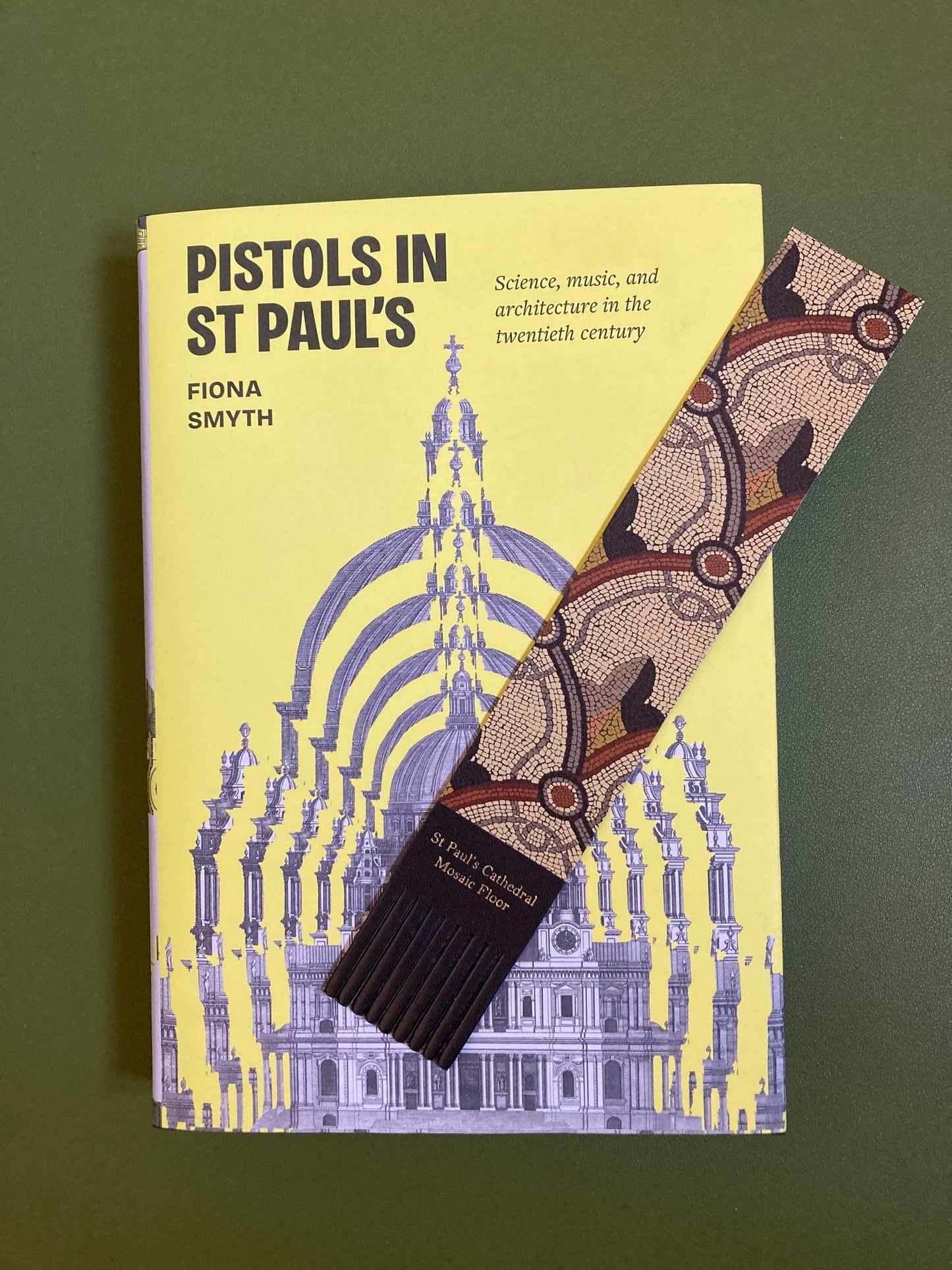 St Paul's Cathedral - Mosaic Floor Leather Bookmark