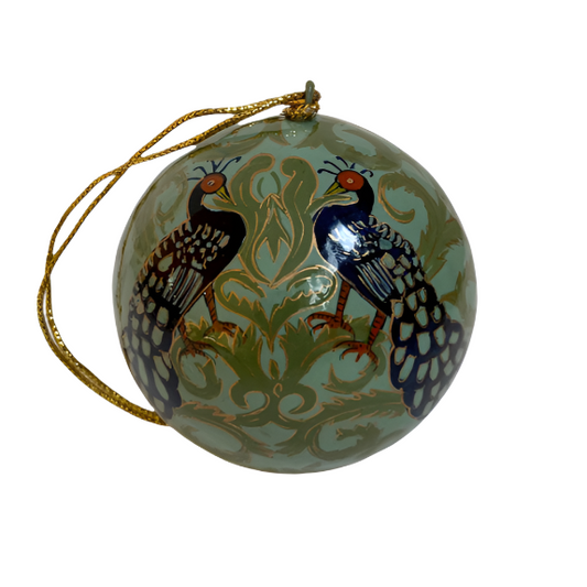 Kashmir Peacock Bauble