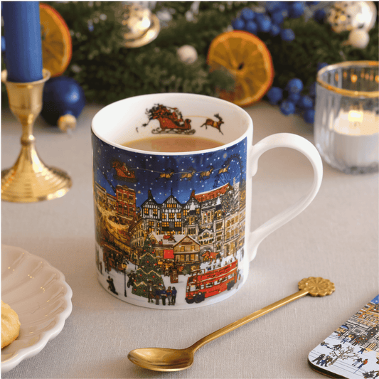 A London Christmas Tale Fine Bone China Mug