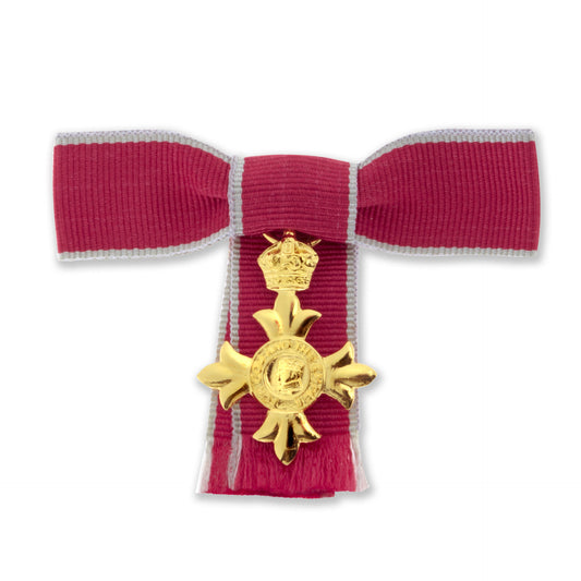 OBE Miniature Medal (Bow)