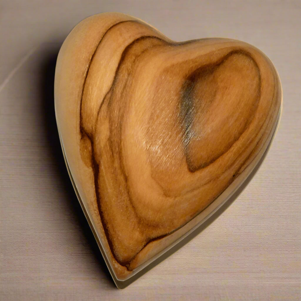 Olive Wood Heart (Fair Trade)