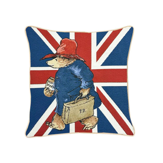 Union Jack Paddington Bear  - Cushion Cover
