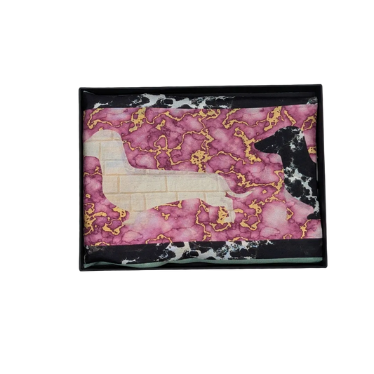 Wren Dachshund Quote Silk Scarf