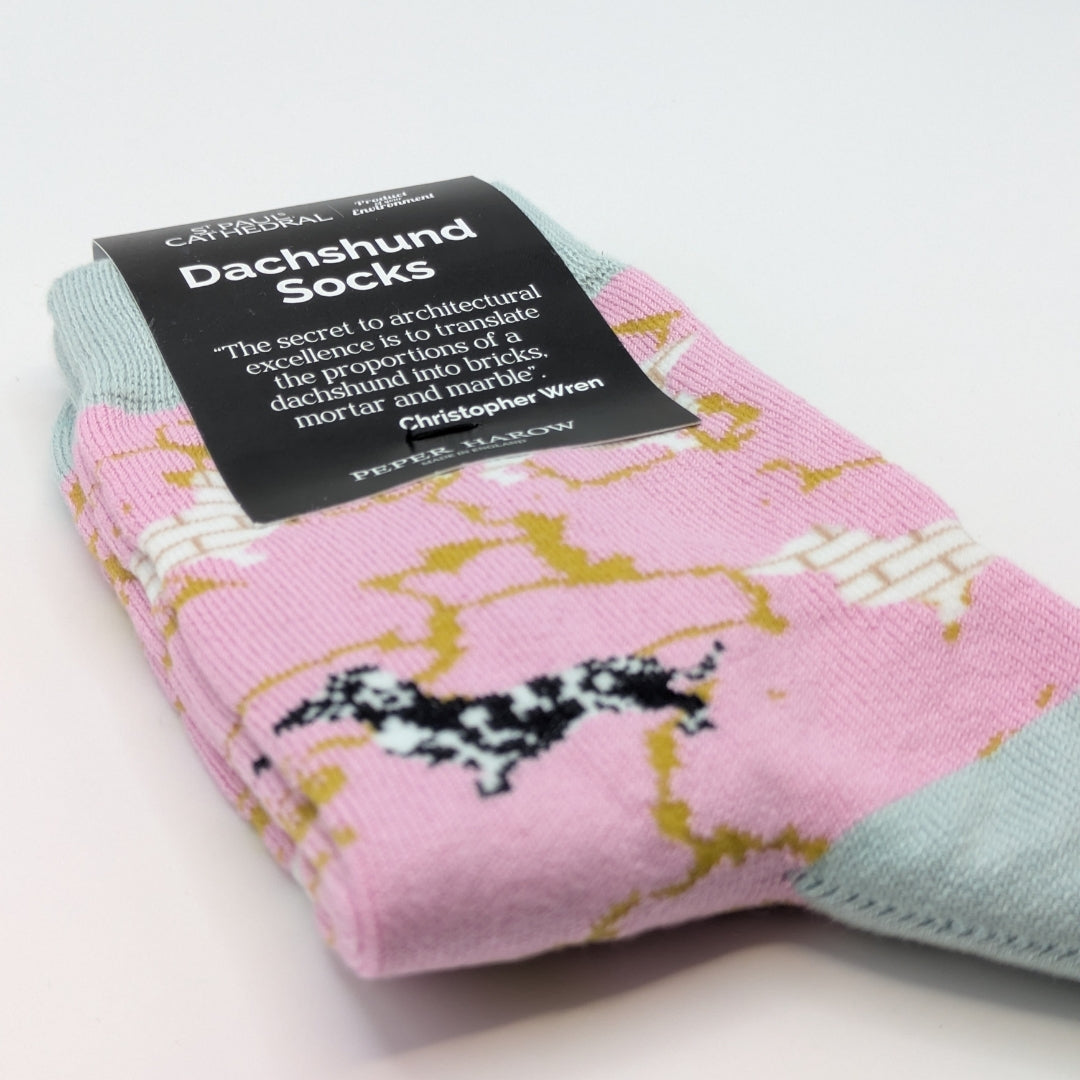 St Paul's Cathedral Dachshund Socks