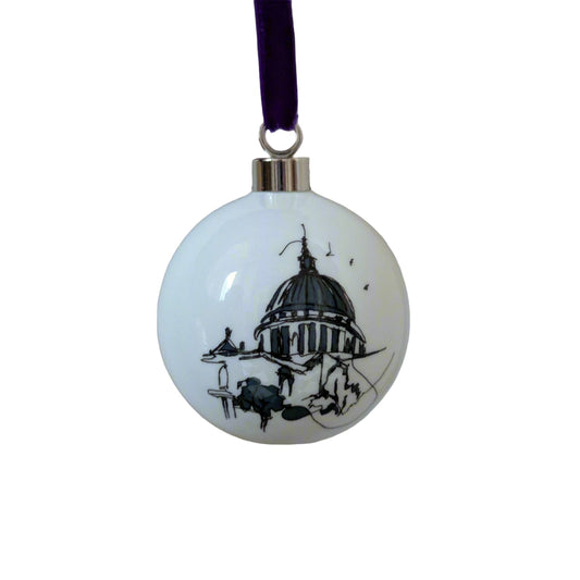 St Paul’s Cathedral 2025 Bone China Bauble