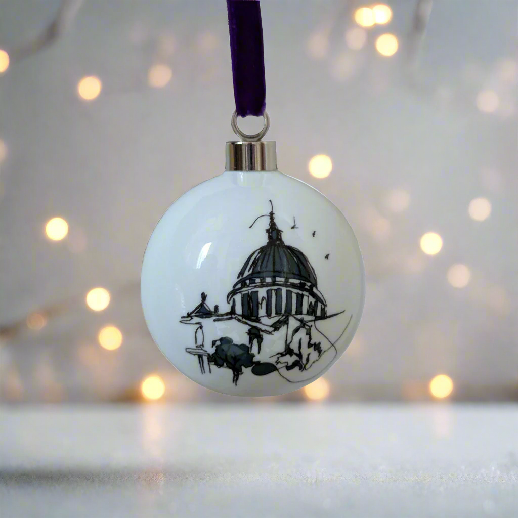 St Paul’s Cathedral 2025 Bone China Bauble