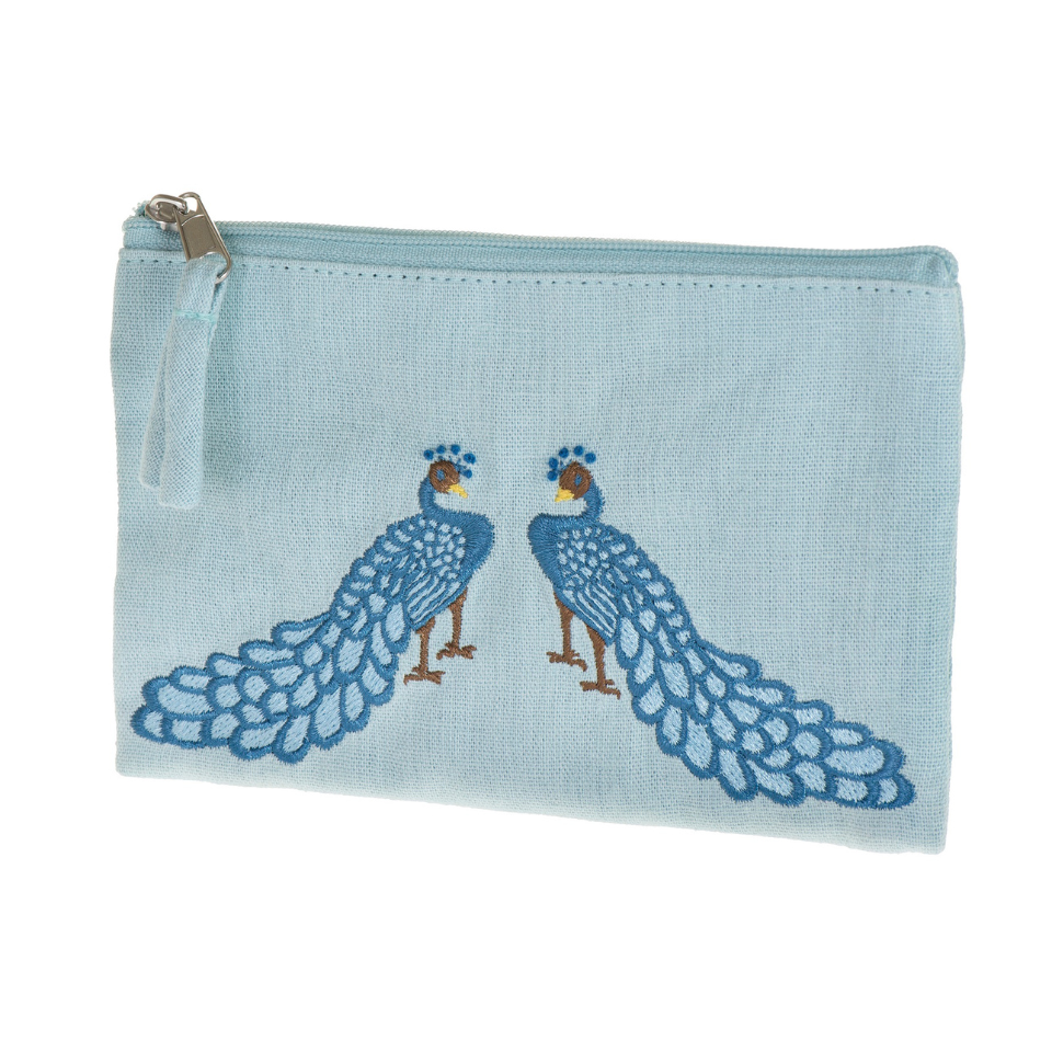 Fair Trade Peacock Coin Purse