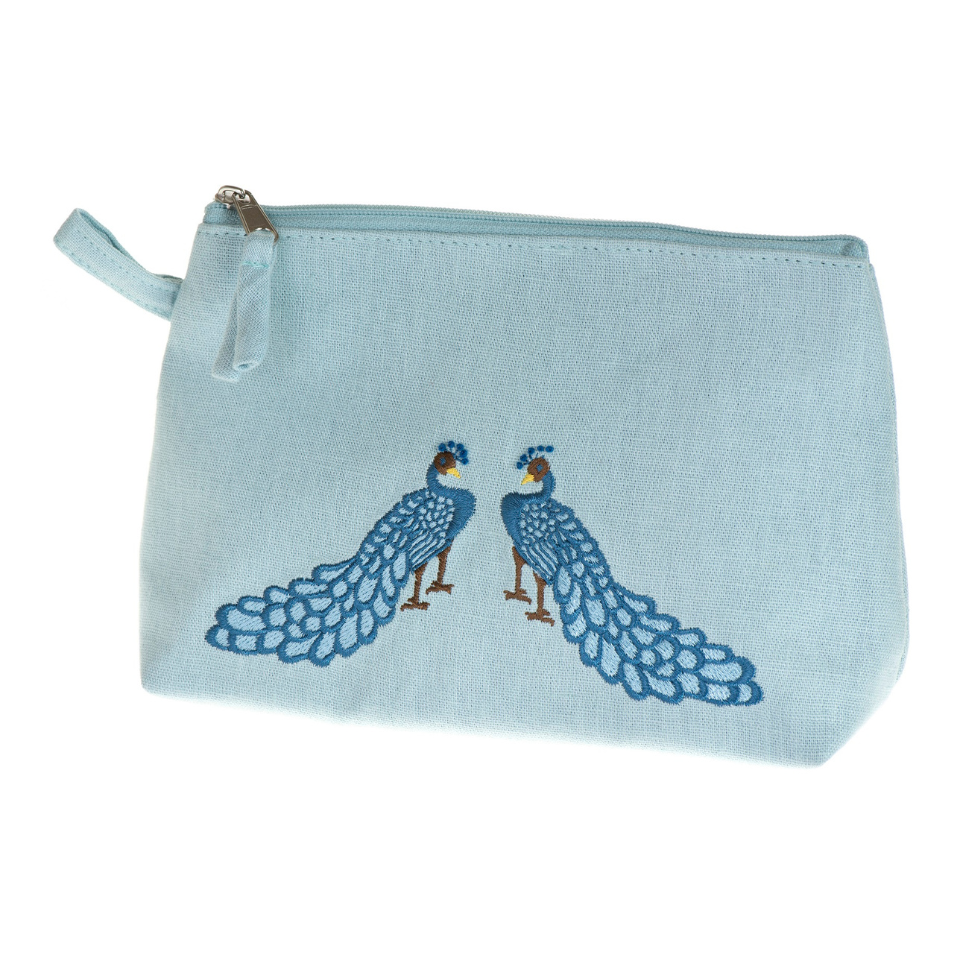 Fair Trade Peacock Wash Bag