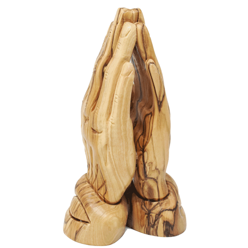 Prayer Hand Tree Olive Wood Praying Hands — Handmade in Bethlehem – stpaulscathedralgiftshop