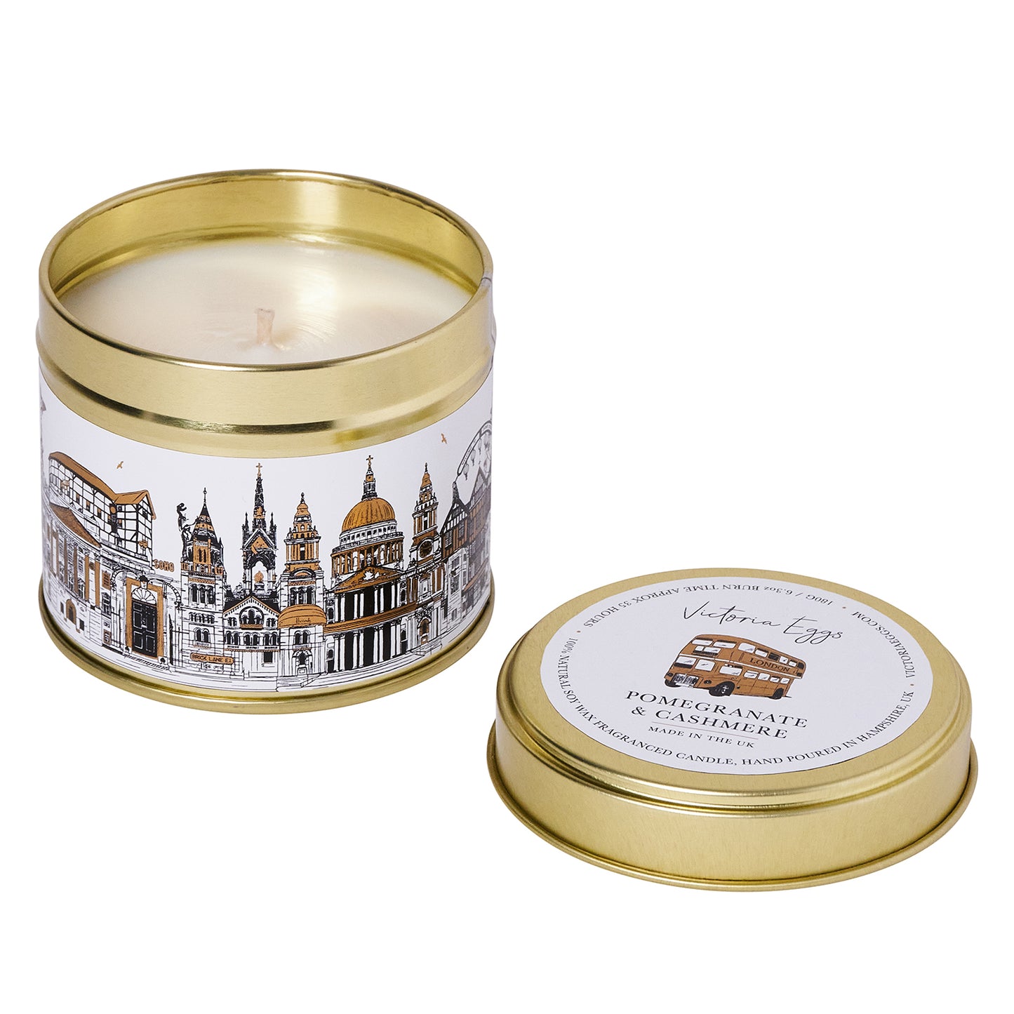 Quintessentially London Tin Candle