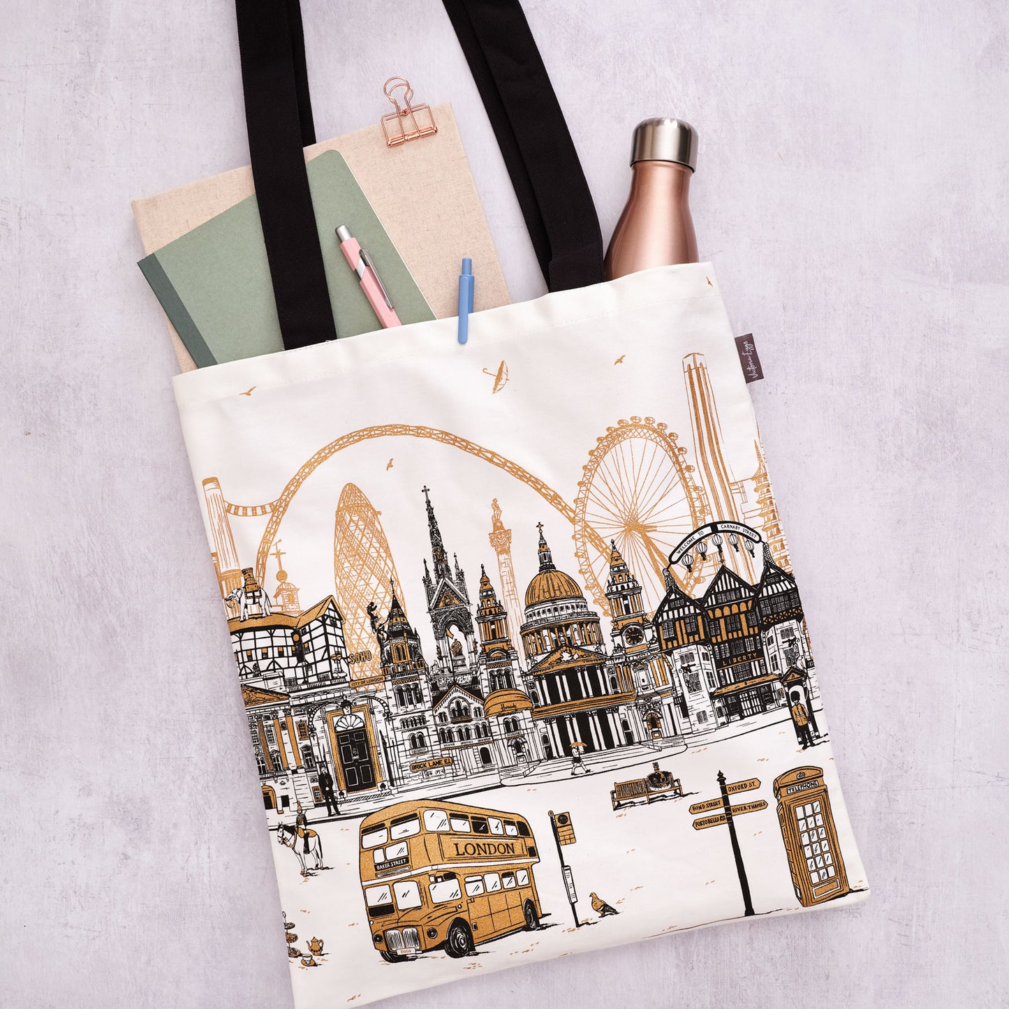 Quintessentially London Canvas Bag