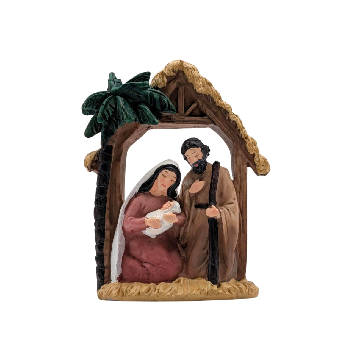 Nativity Scene with Tree
