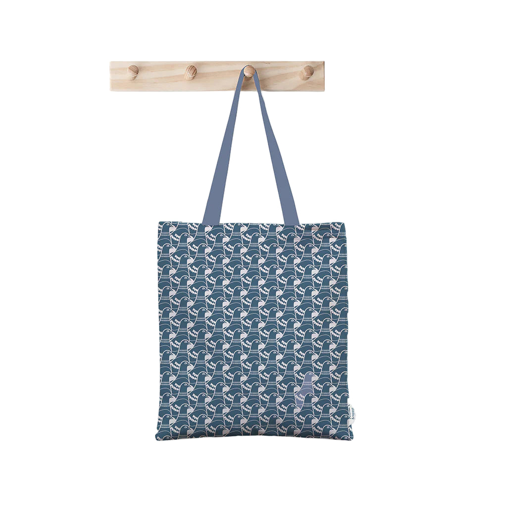 Repeat Pigeon Cotton Bag