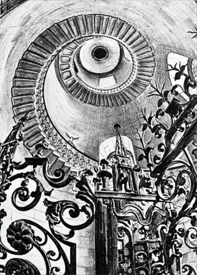 The Dean’s Staircase, St Paul’s Cathedral – Art Card