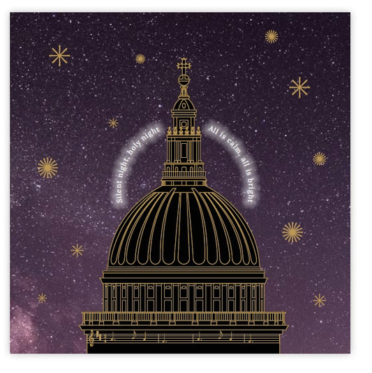 St Paul's Cathedral 2024 Christmas Card (Silent Night)