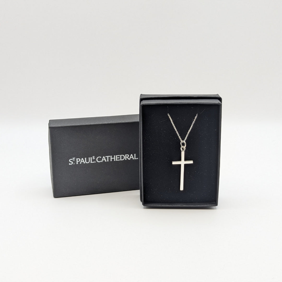 Sterling Silver Cross & Chain Necklace