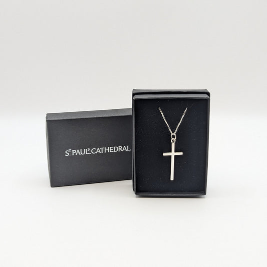 Sterling Silver Cross & Chain Necklace