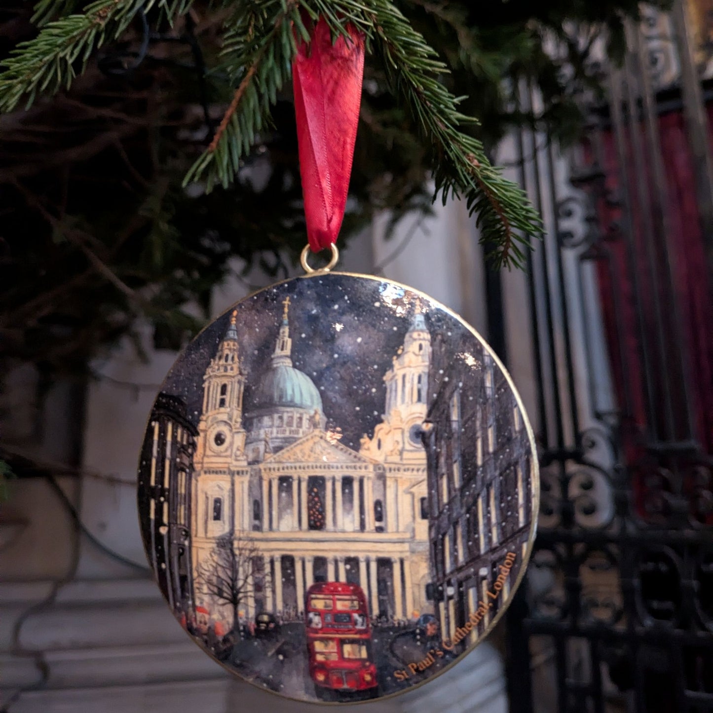 Snowfall on St Paul's Decoration