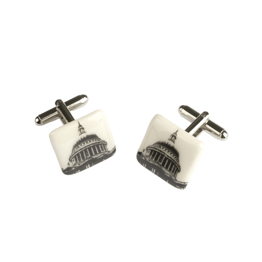 St Paul’s Cathedral Ceramic Cufflinks