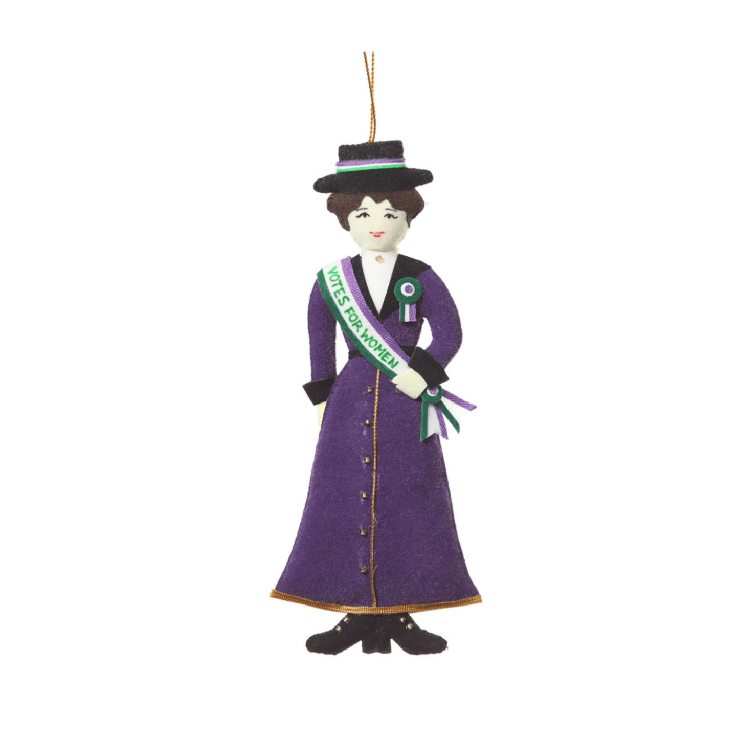 Suffragette Hanging Decoration – Fair Trade