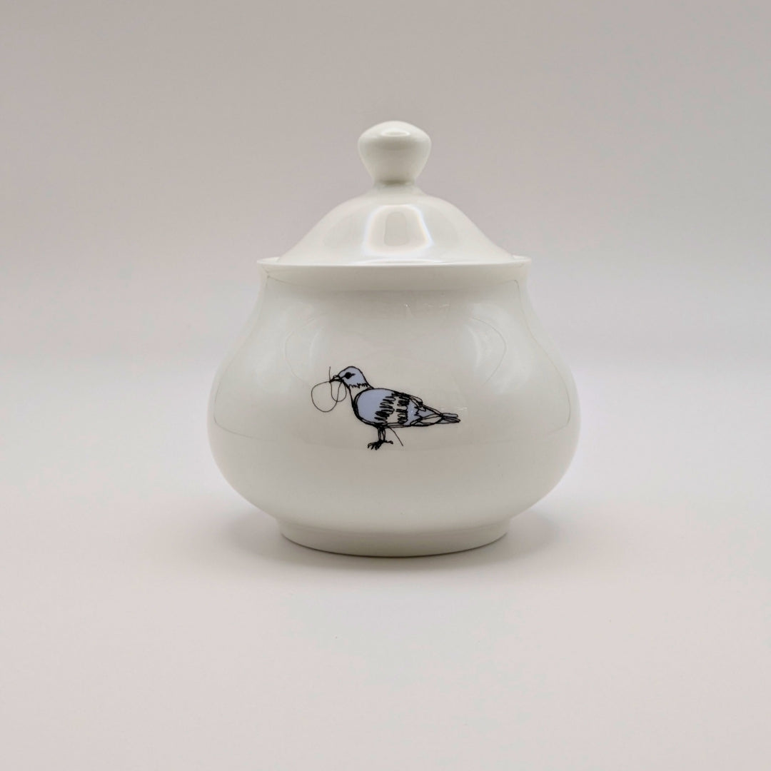 Feed the Birds - Bone China Sugar Bowl