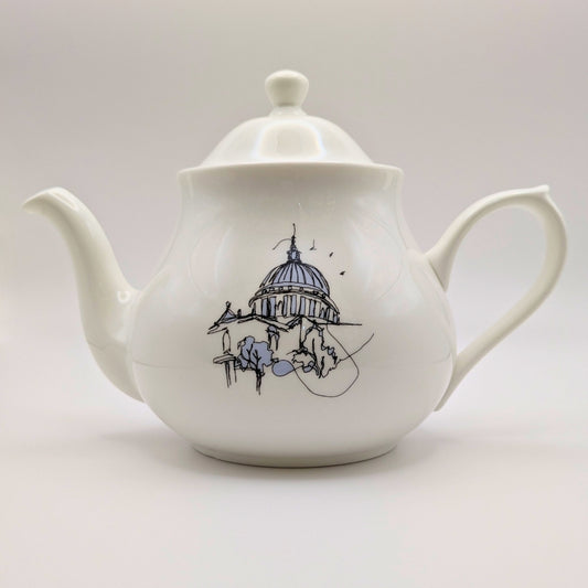 Feed the Birds -  Bone China Teapot