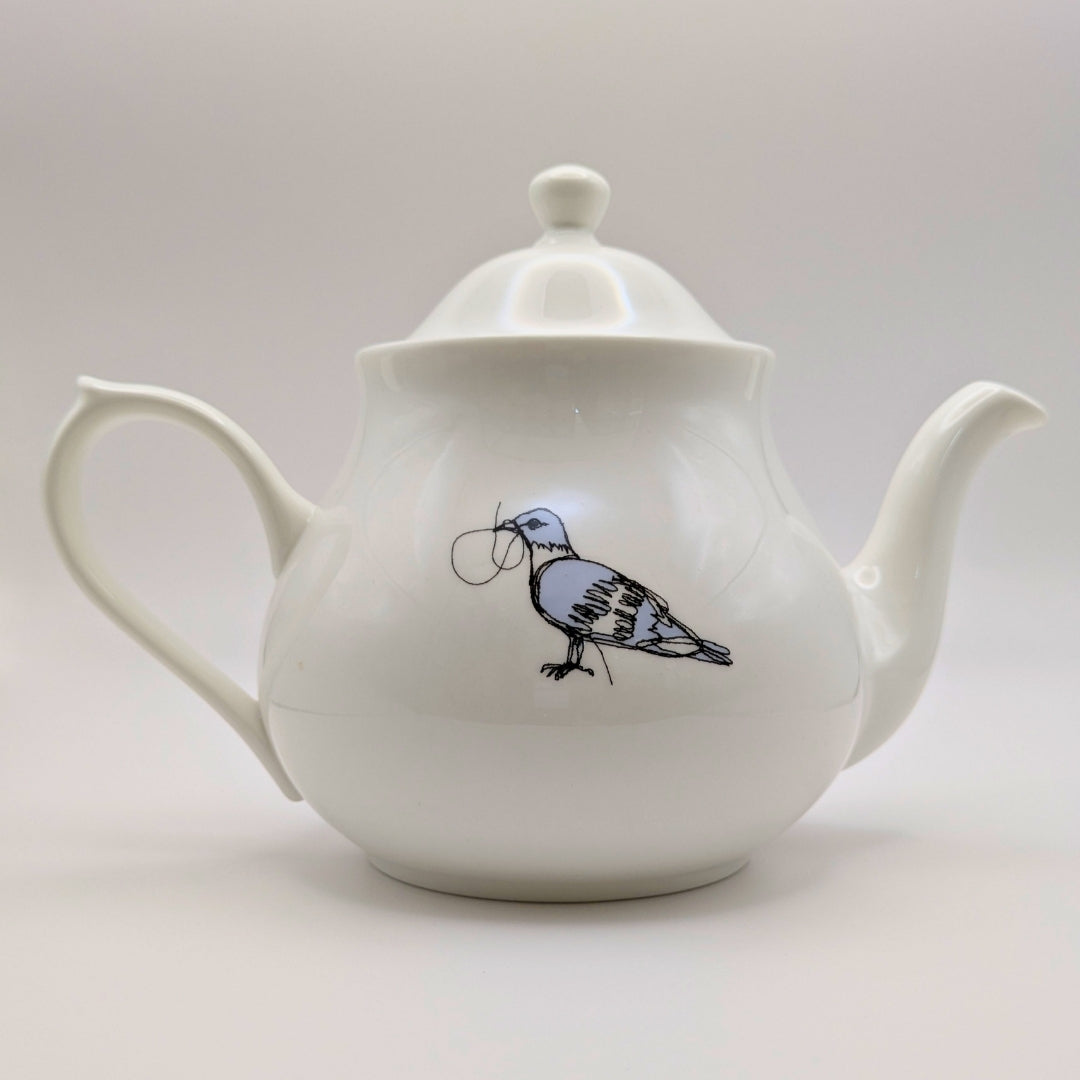 Feed the Birds -  Bone China Teapot
