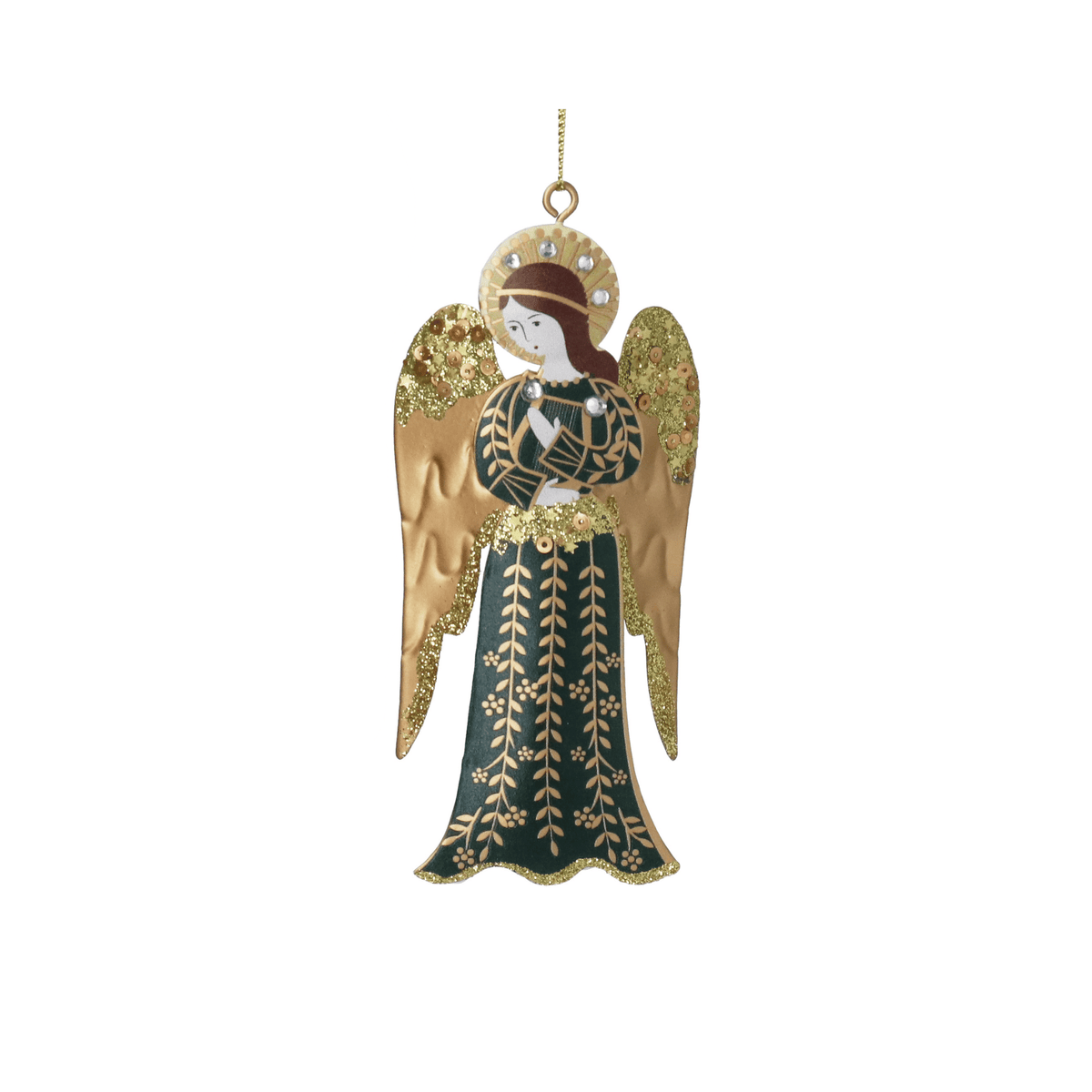 Tin Angel Christmas Decoration