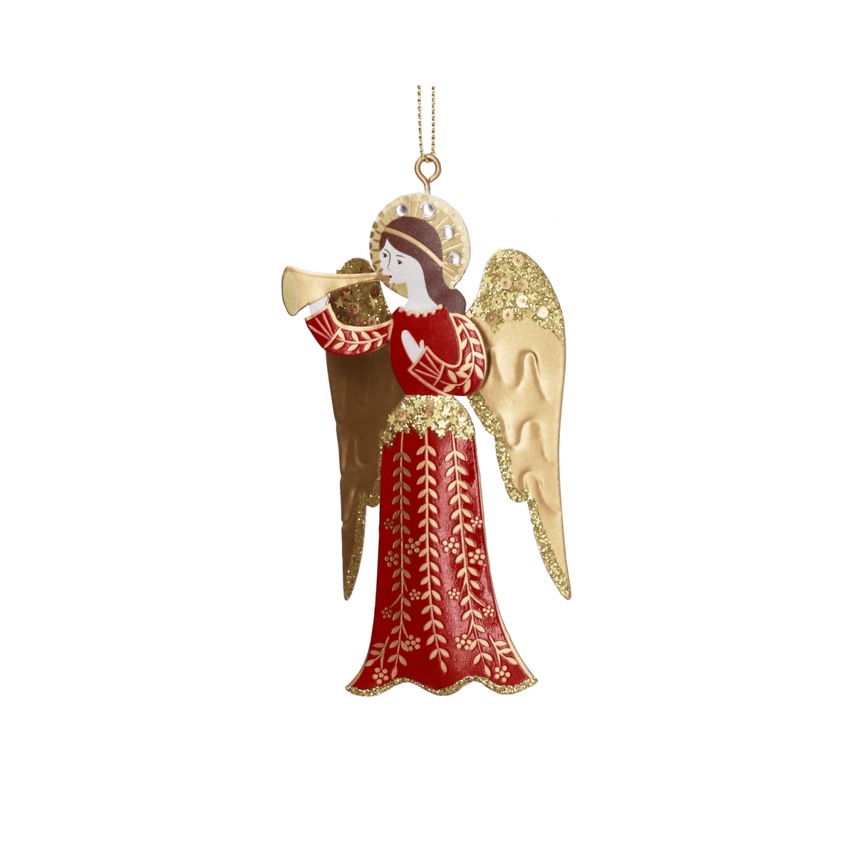 Tin Angel Christmas Decoration