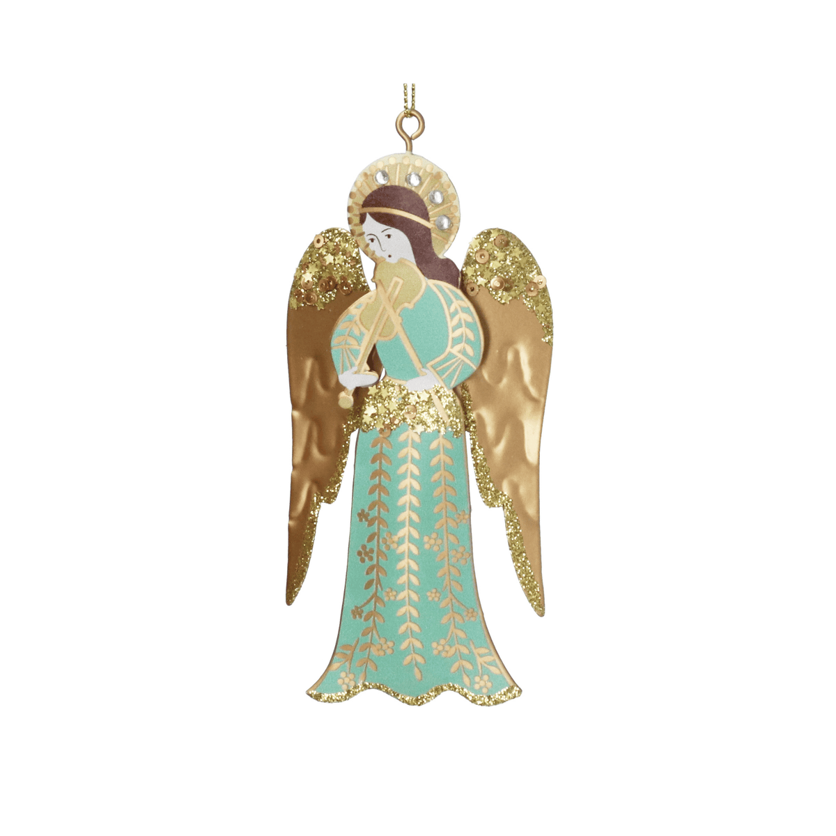 Tin Angel Christmas Decoration