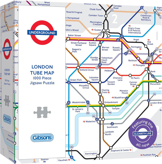 London Underground Tube Map – 1000 Piece Jigsaw