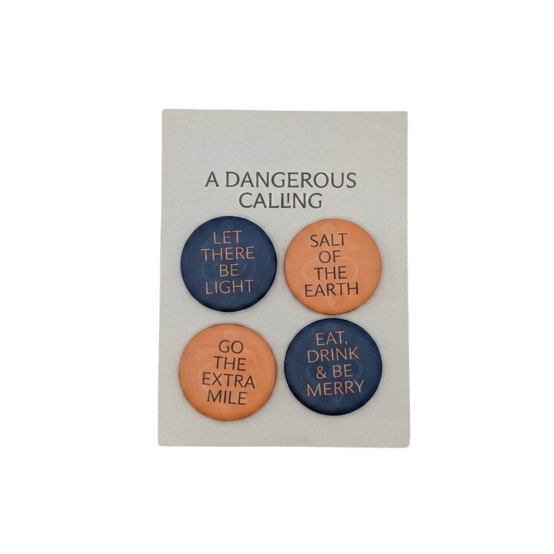 A Dangerous Calling Pin Badge Set
