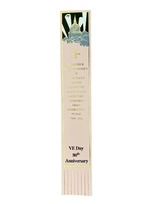 St Paul's Watch - VE Day 80th Anniversary Leather Bookmark