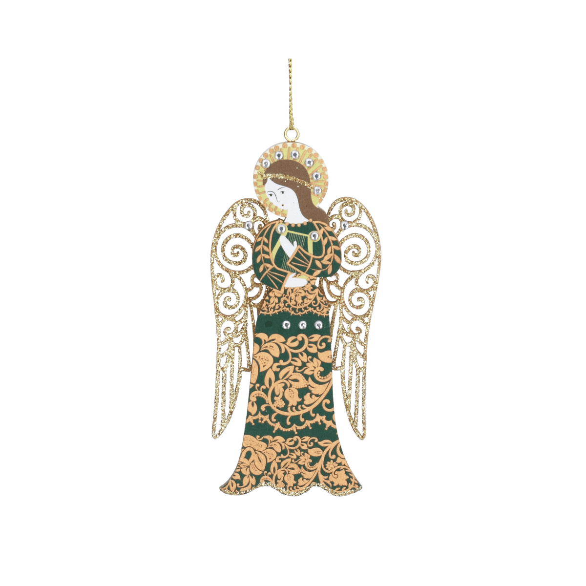 Wooden Angel Christmas Decoration