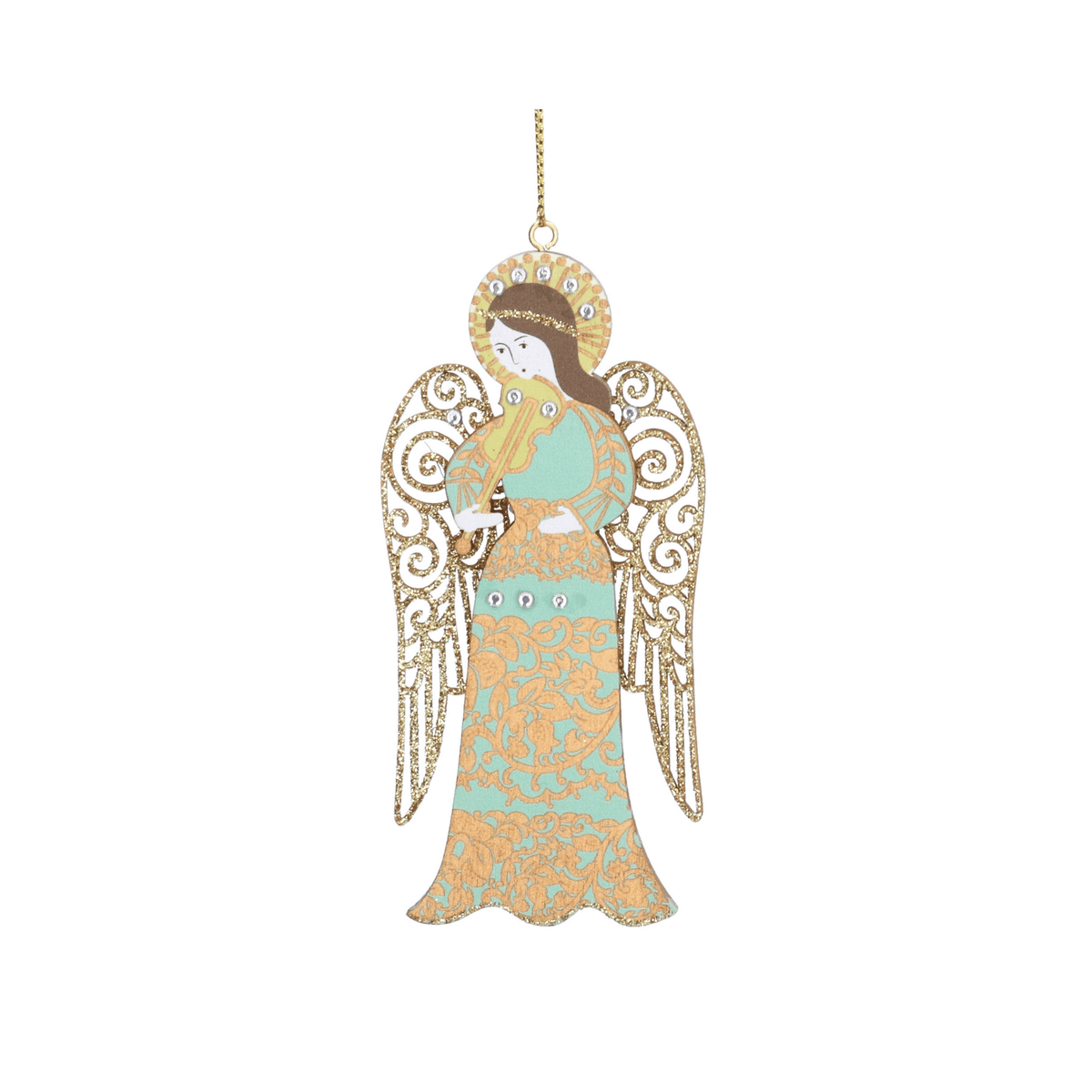 Wooden Angel Christmas Decoration