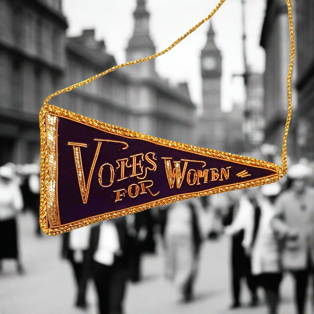 Votes For Women Pennant Decoration