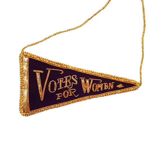 Votes For Women Pennant Decoration