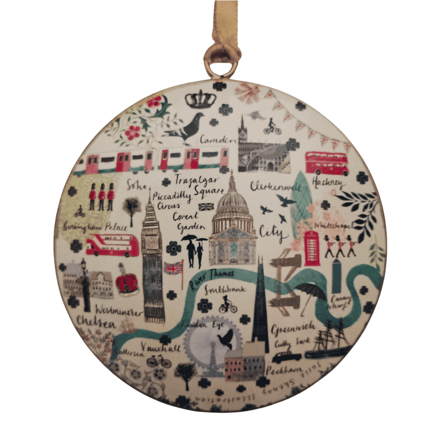 Map of London Tin Decoration – Josie Shenoy