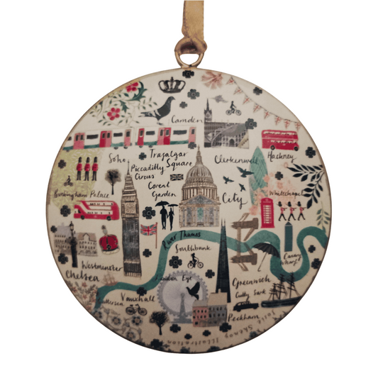 Map of London Tin Decoration – Josie Shenoy