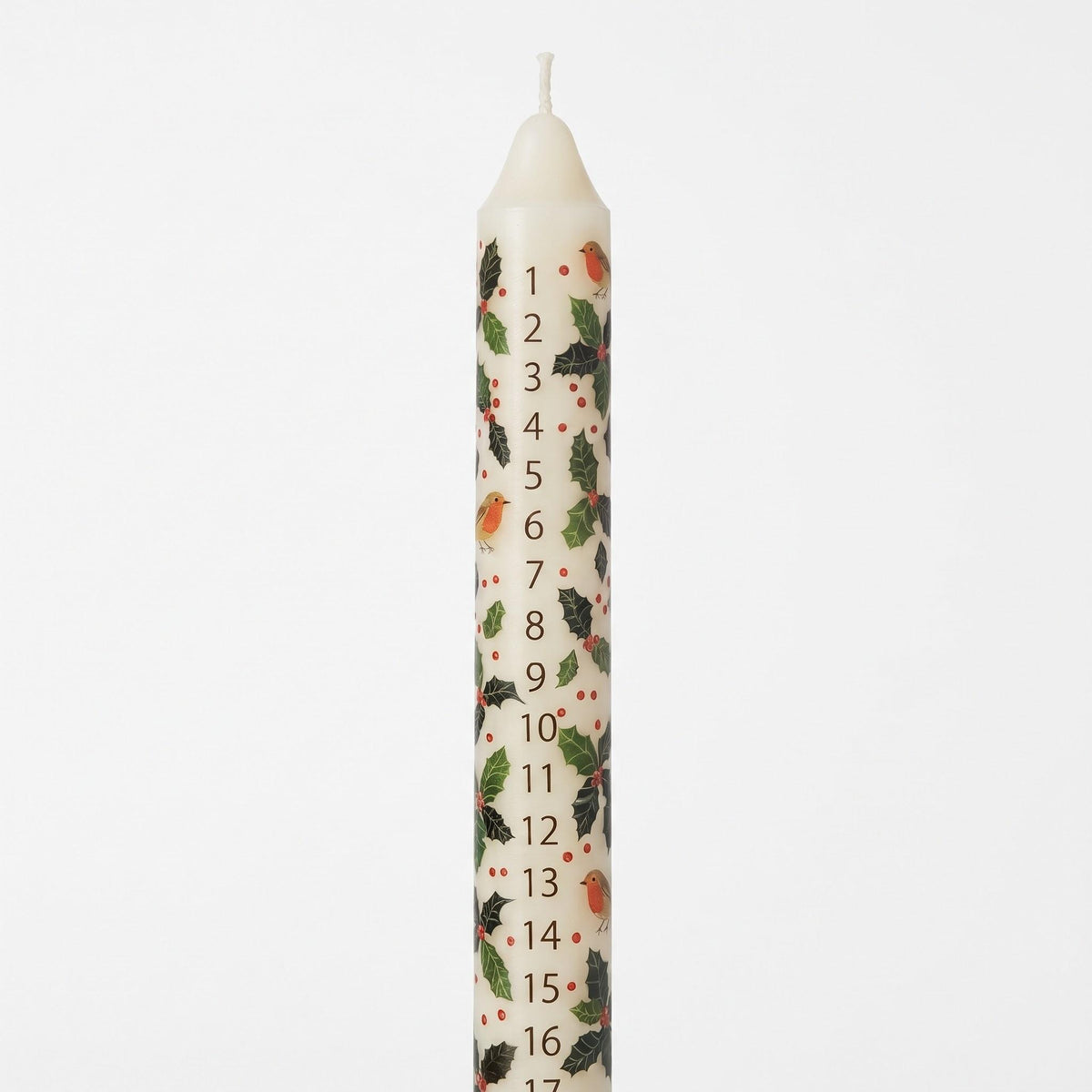 St Paul’s Cathedral Holly and Robins Advent Candle